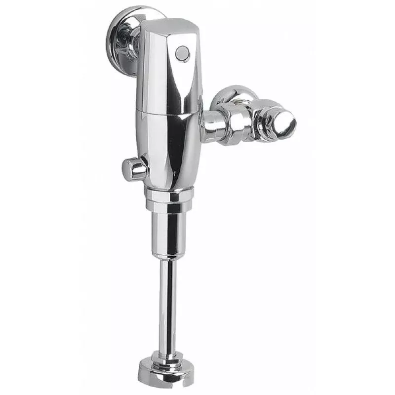 0.125 gpf, Urinal Automatic Flush Valve, Polished chrome, 3/4 in IPS