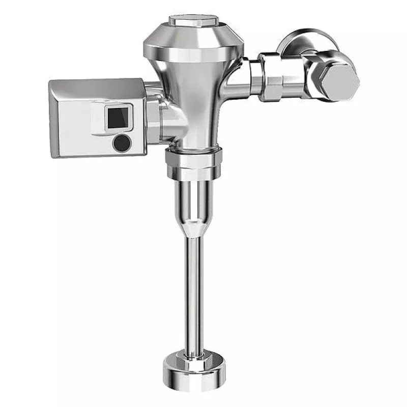 0.5 gpf, Automatic Flush Valve, Polished Chrome, 3/4" IPS