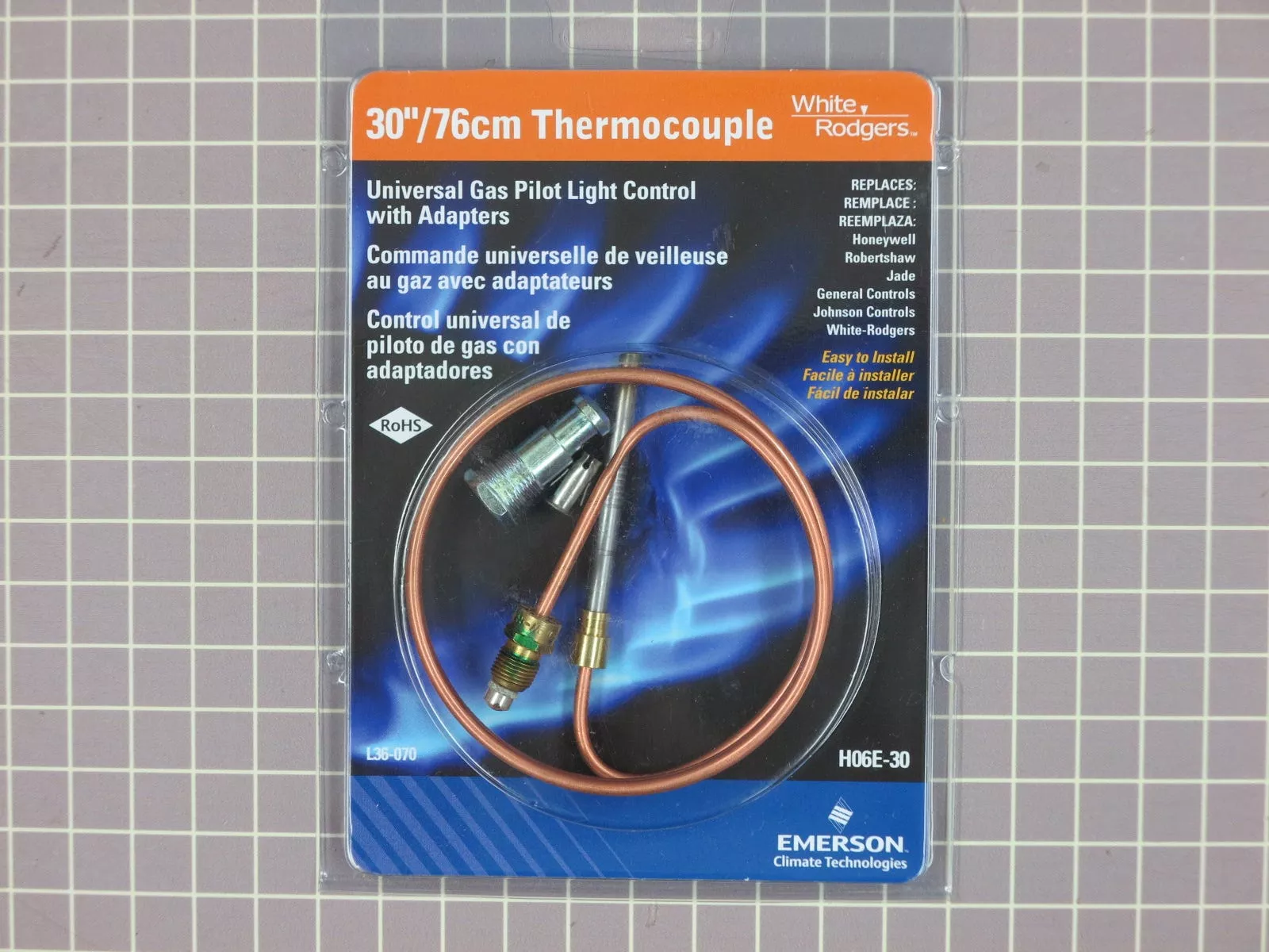 (30″/76cm) Thermocouple H06E-30