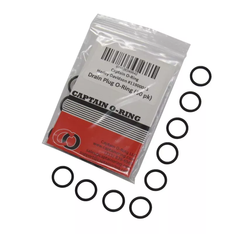 (50 Pack) Harley Davidson Drain Plug O-Ring #11900045