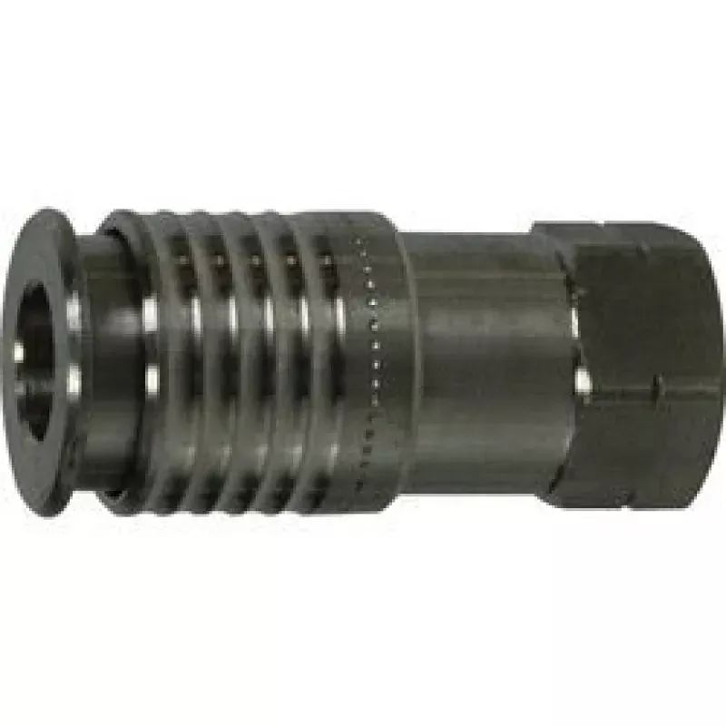 99869SS Universal Female Coupler, 3/8-in Body, 3/8-in Female NPT, Stainless Steel