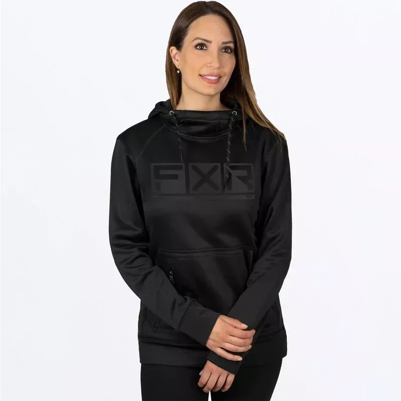 FXR Unisex Podium Tech Pullover Hoodie (Closeout) Char/Black