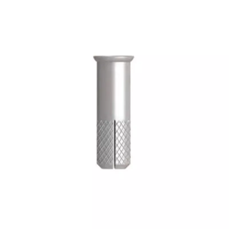 Zinc Yellow Knurled Body With Lip Drop-In Anchor